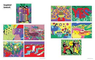 Beatles Yellow Submarine Color by Numbers inside page 5