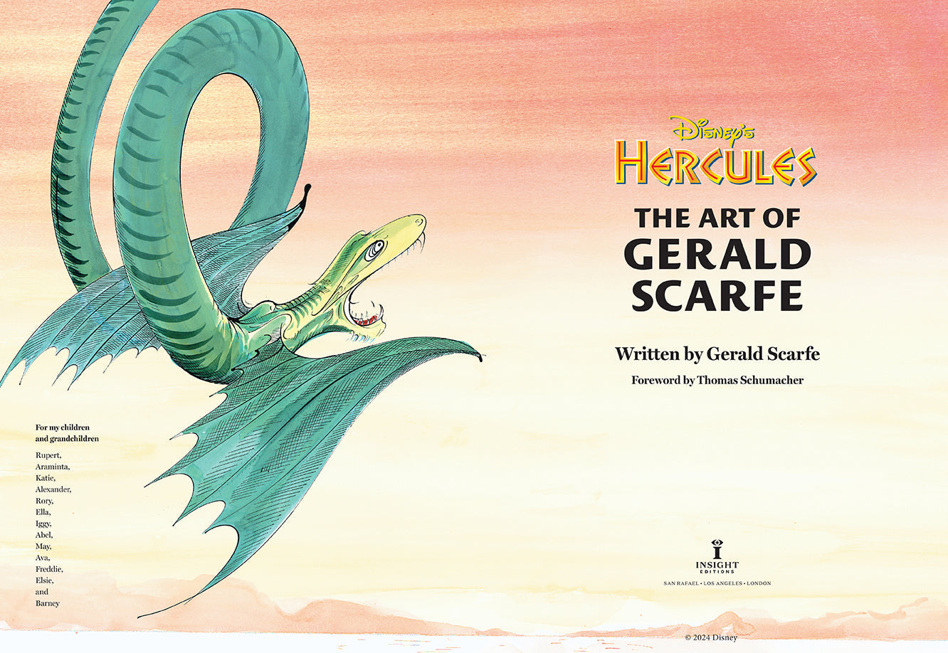 Disney's Hercules: The Art of Gerald Scarfe inside page 1