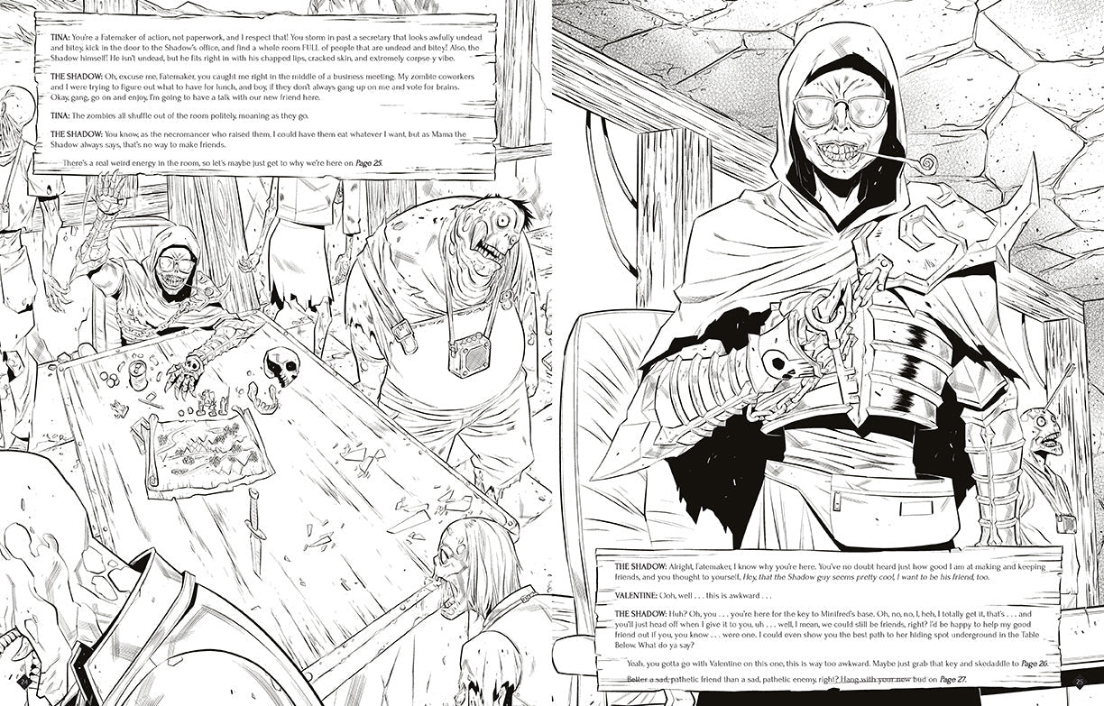 Tiny Tina's Wonderlands: A Bunkers & Badasses Coloring Adventure inside page 4