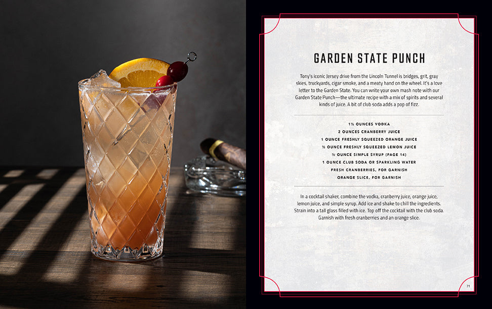 Sopranos: The Official Cocktail Book inside page 3