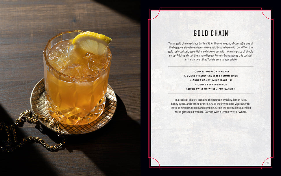 Sopranos: The Official Cocktail Book inside page 7