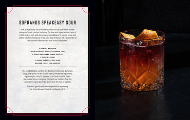 Sopranos: The Official Cocktail Book inside page 8