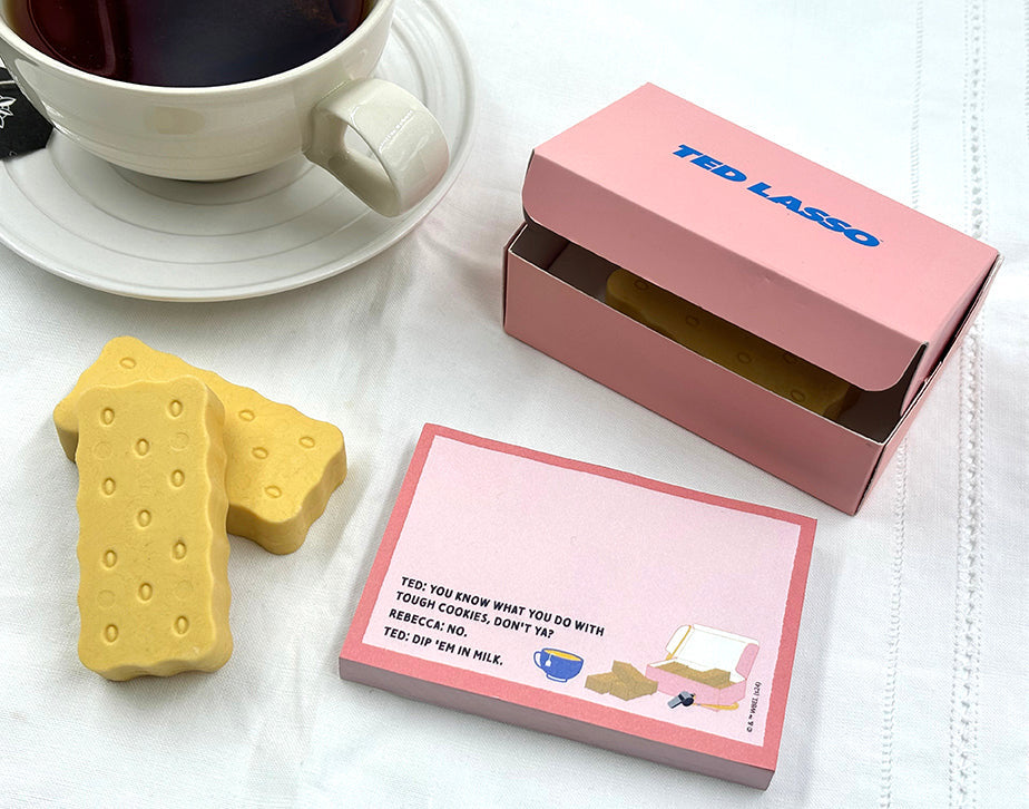 Ted Lasso: Biscuits with the Boss Scented Eraser & Sticky Notepad Set inside page 3