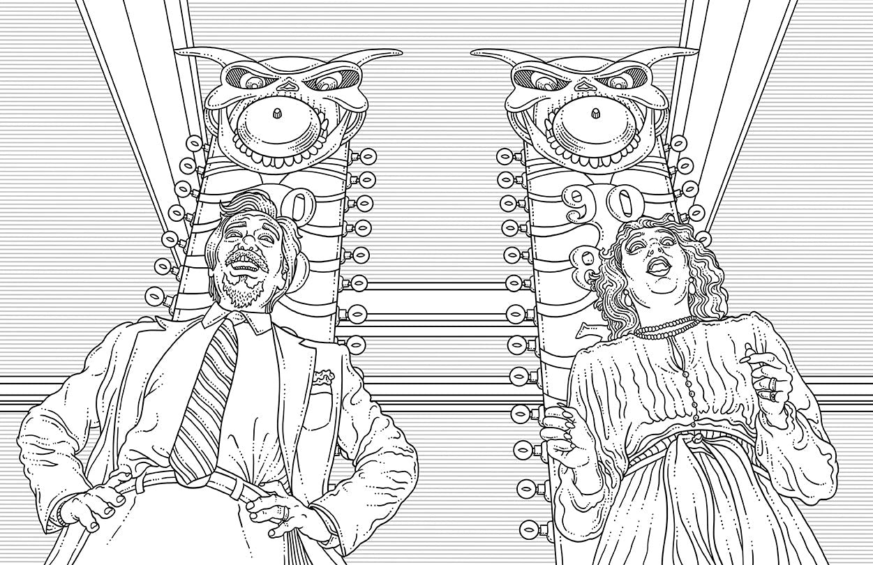 Beetlejuice: The Official Coloring Book inside page 1