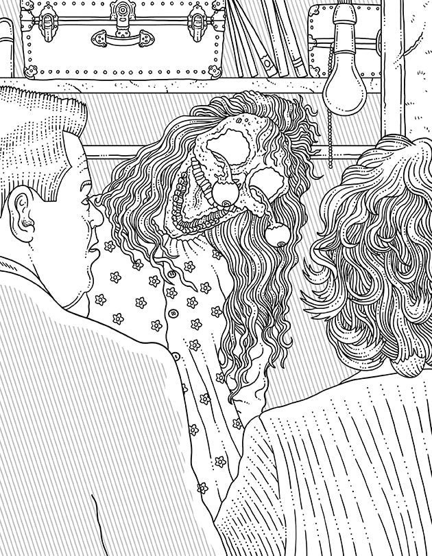 Beetlejuice: The Official Coloring Book inside page 2