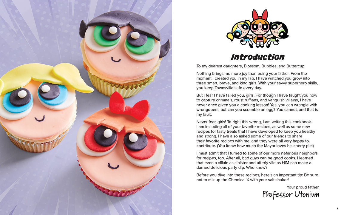 Powerpuff Girls: The Official Cookbook inside page 1