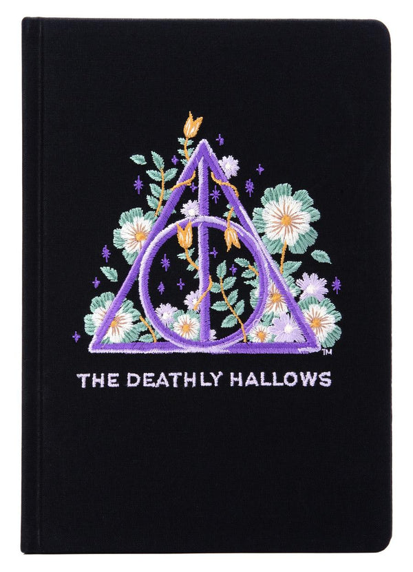 Harry Potter: Deathly Hallows Embroidered Journal-Art: general-買書書 BuyBookBook