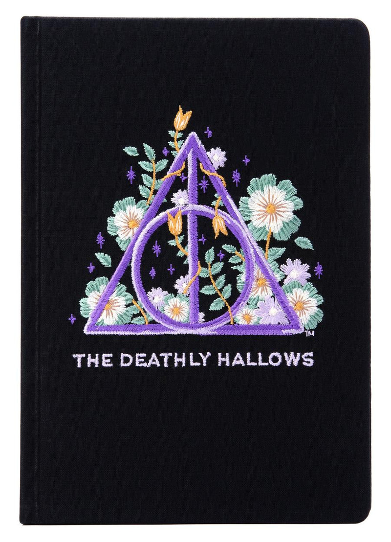 Harry Potter: Deathly Hallows Embroidered Journal-Art: general-買書書 BuyBookBook