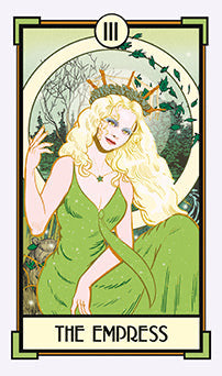 Christina Ricci's Cat Full of Spiders Tarot Deck and Guidebook inside page 4