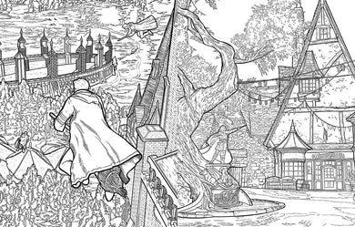 Hogwarts Legacy: The Official Coloring Book inside page 4