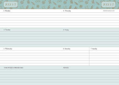 Harry Potter 2024-2025 Academic Year Planner inside page 3
