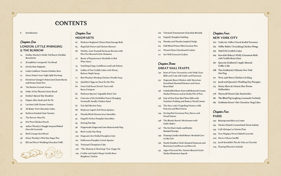 Harry Potter and Fantastic Beasts: Official Wizarding World Cookbook Gift Set inside page 3