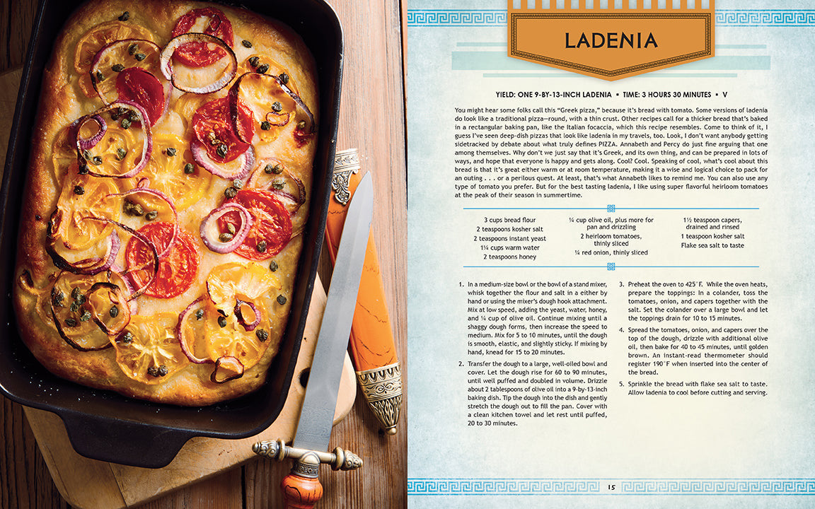 Percy Jackson: The Official Cookbook inside page 2