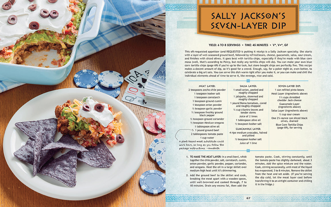 Percy Jackson: The Official Cookbook inside page 3