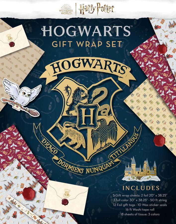 Harry Potter: Hogwarts Gift Wrap Stationery Set-Film/ television/ radio and performing arts-買書書 BuyBookBook
