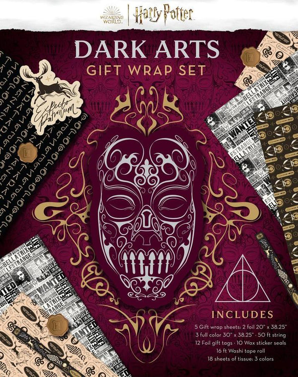 Harry Potter: Dark Arts Gift Wrap Stationery Set-Film/ television/ radio and performing arts-買書書 BuyBookBook