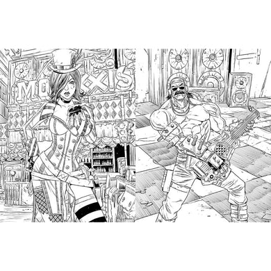 Borderlands: The Official Coloring Book inside page 6
