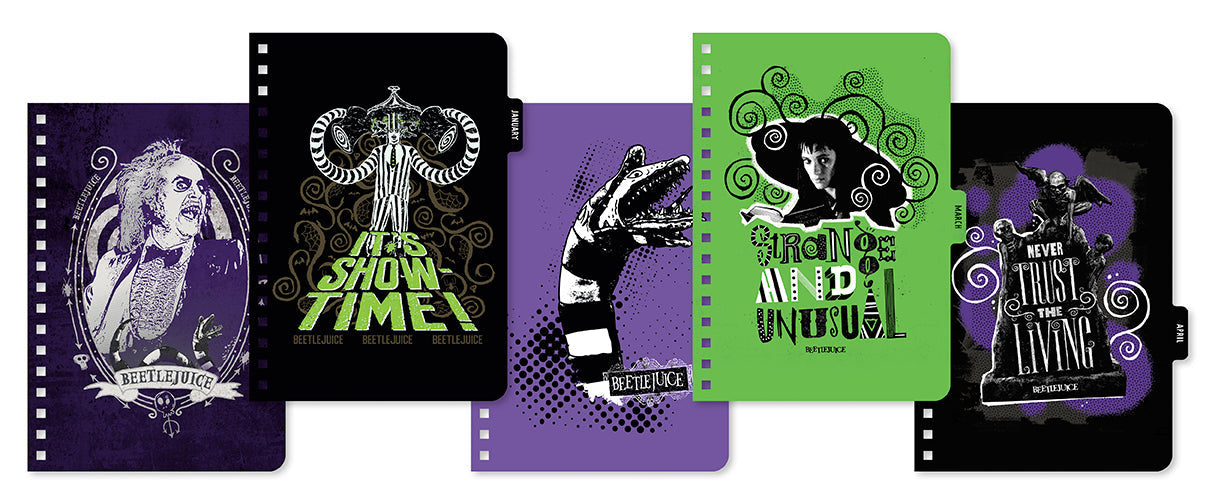 2025 Beetlejuice 13-Month Weekly Planner inside page 1