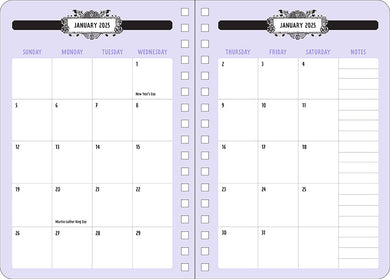 2025 Beetlejuice 13-Month Weekly Planner inside page 2