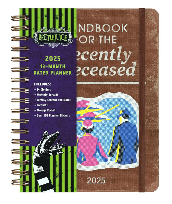 2025 Beetlejuice 13-Month Weekly Planner-Art: general-買書書 BuyBookBook