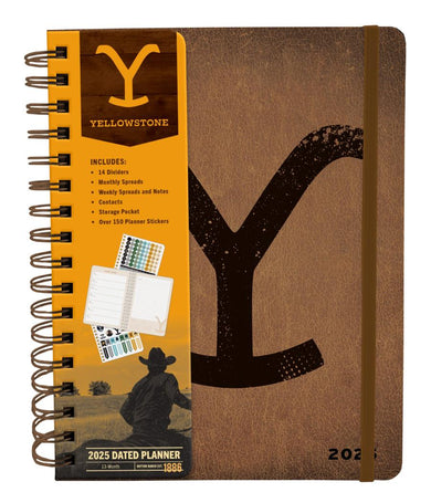 2025 Yellowstone: The Dutton Ranch 13-Month Weekly Planner-Art: general-買書書 BuyBookBook