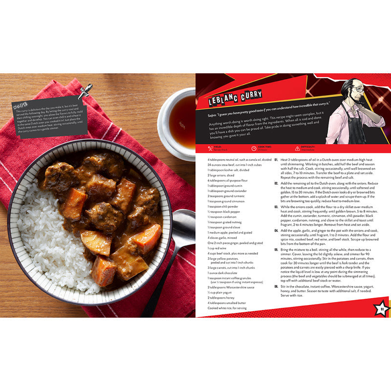 Persona: The Official Cookbook inside page 7