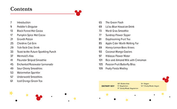 Taste of Disney: Drinks inside page 1