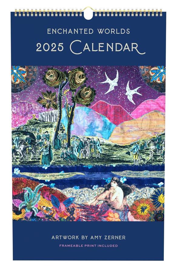 2025 Enchanted Worlds Poster Wall Calendar-Lifestyle and Leisure-買書書 BuyBookBook