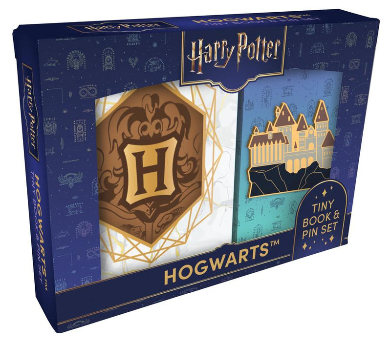 Harry Potter: Hogwarts Tiny Book and Pin Set-Film/ television/ radio and performing arts-買書書 BuyBookBook