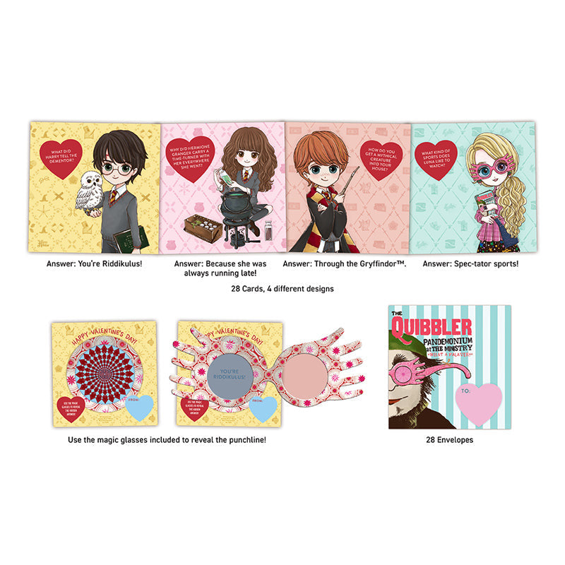 Harry Potter: Red Reveal Joke Valentines inside page 3