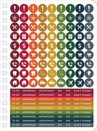 2025 House of the Dragon 13-Month Weekly Planner inside page 4