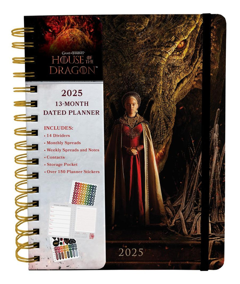 2025 House of the Dragon 13-Month Weekly Planner-Film/ television/ radio and performing arts-買書書 BuyBookBook