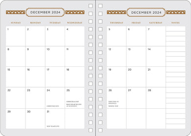 2025 Dune: Part 2 13-Month Weekly Planner inside page 1