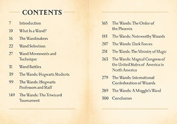 Harry Potter: The Mini Book of Wands inside page 2
