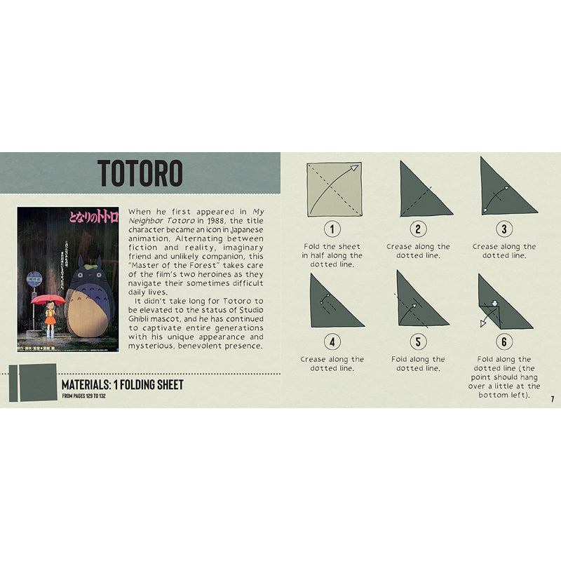 Studio Ghibli Origami inside page 2