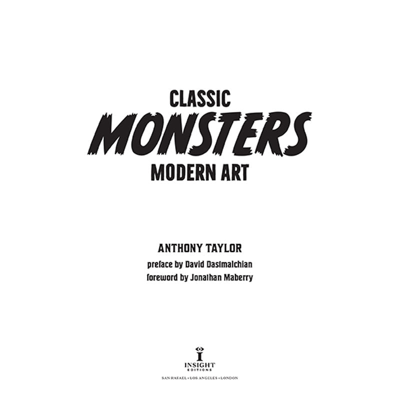 Classic Monsters, Modern Art inside page 1