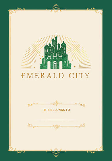 Wicked: Emerald City Journal with Ribbon Charm inside page 3