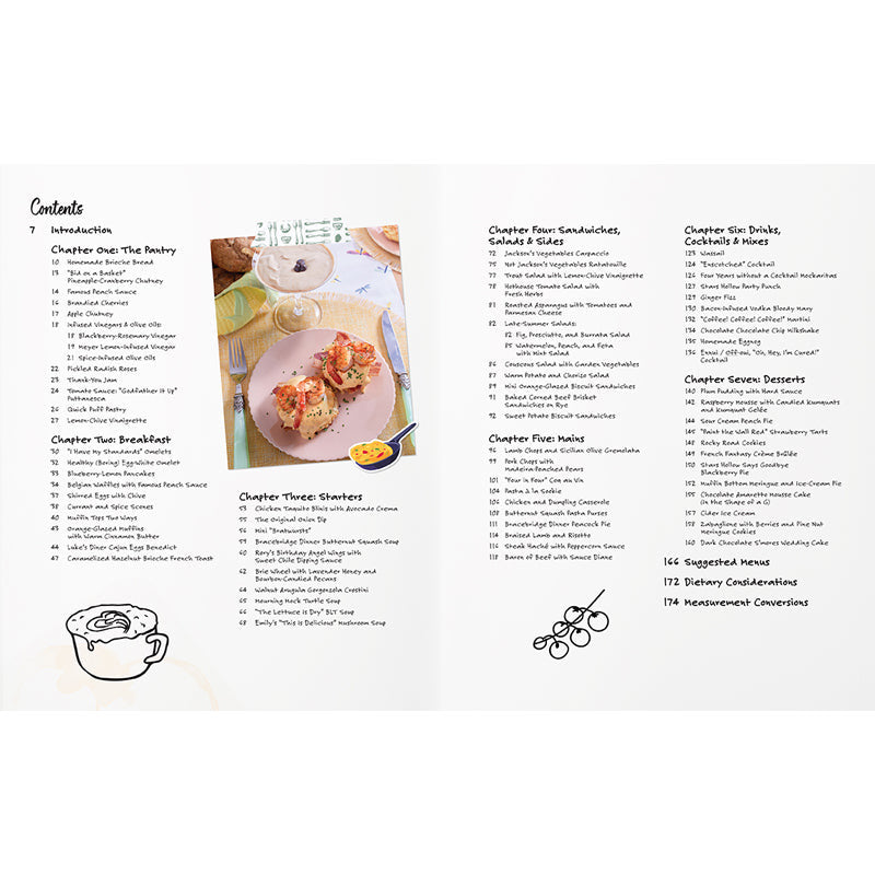 Sookie's Recipe Book: Gilmore Girls: An Official Cookbook inside page 1