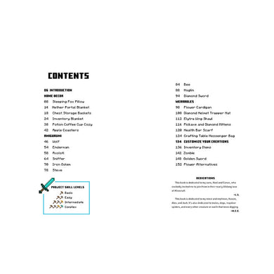Minecraft: The Official Crochet Book inside page 1