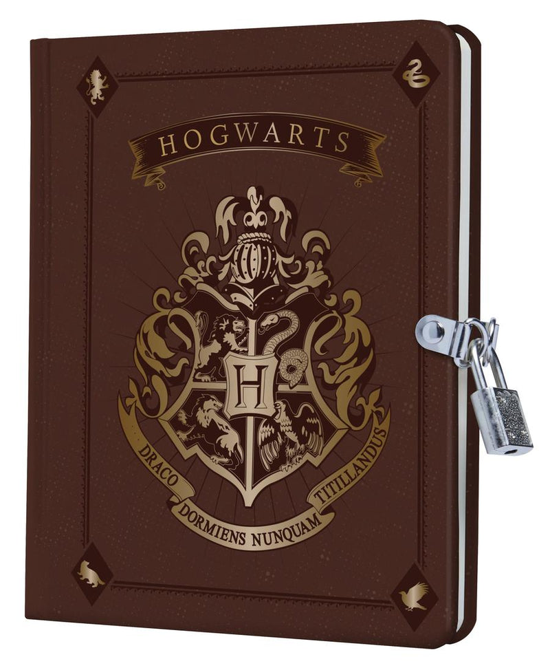 Harry Potter: Hogwarts Lock & Key Diary [Invisible Ink Pen]-Art: general-買書書 BuyBookBook
