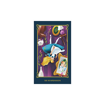 Alice in Wonderland Tiny Tarot Deck and Guidebook inside page 5