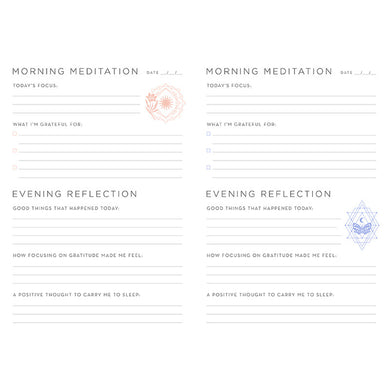 365 Days of Gratitude: A Day and Night Reflection Journal inside page 3