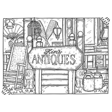 Gilmore Girls: Greetings from Stars Hollow [Postcard Coloring] inside page 3