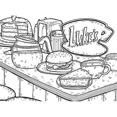 Gilmore Girls: Greetings from Stars Hollow [Postcard Coloring] inside page 5