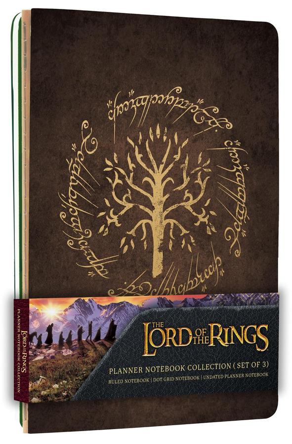 Lord of the Rings Planner Notebook Collection (Set of 3)-Art: general-買書書 BuyBookBook