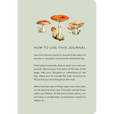 Fungi Memory Journal: Reflect, Record, Remember inside page 2