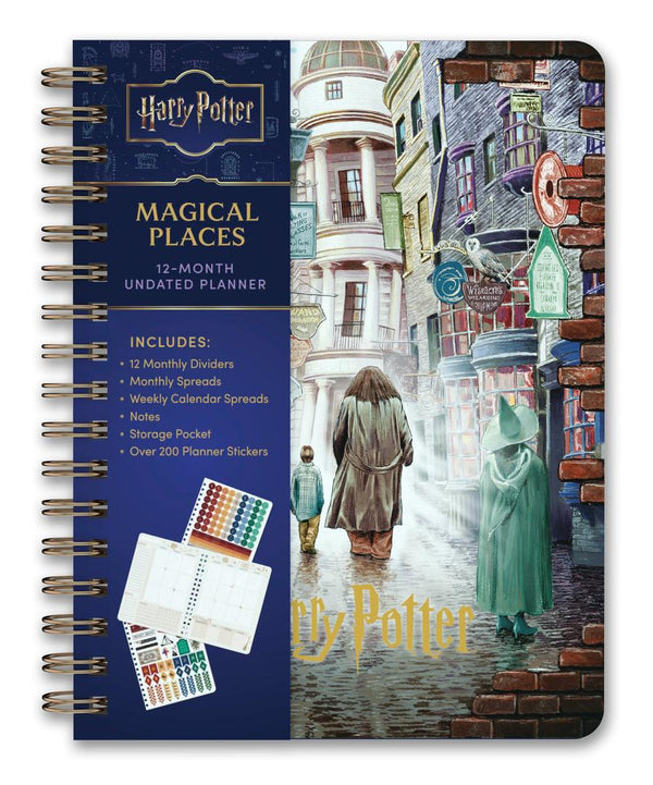 Harry Potter: Magical Places 12-Month Undated Planner-Art: general-買書書 BuyBookBook