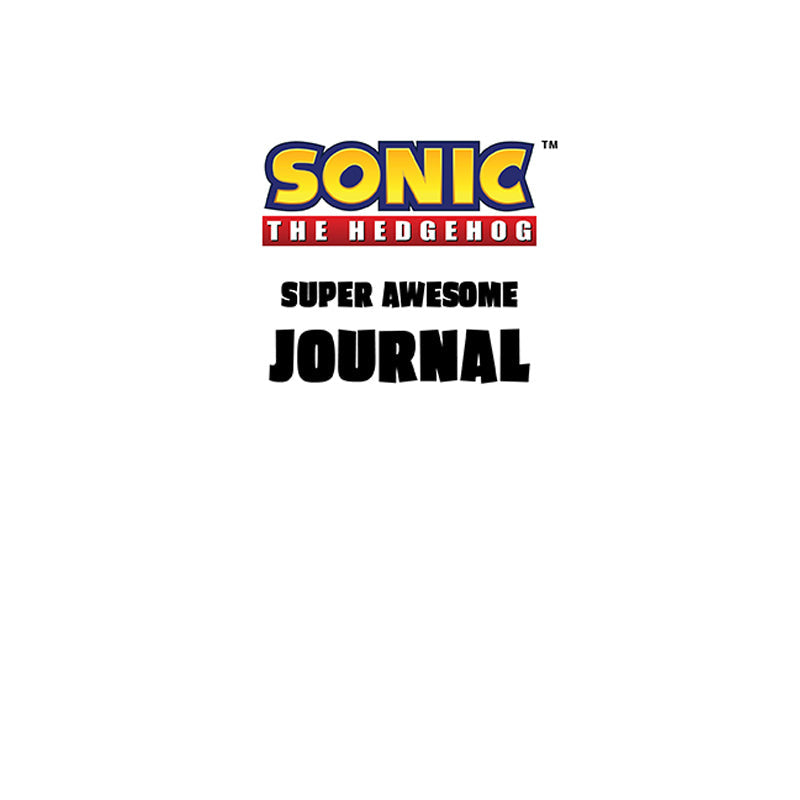 Sonic the Hedgehog Super Awesome Journal inside page 1