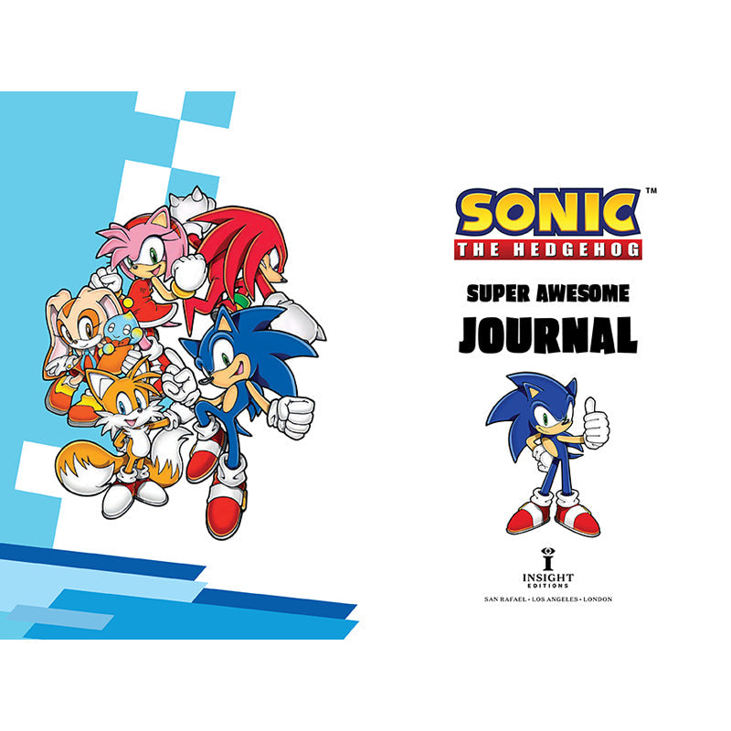 Sonic the Hedgehog Super Awesome Journal inside page 2