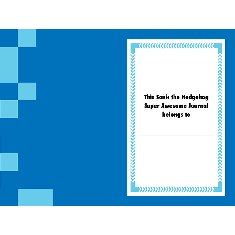 Sonic the Hedgehog Super Awesome Journal inside page 3